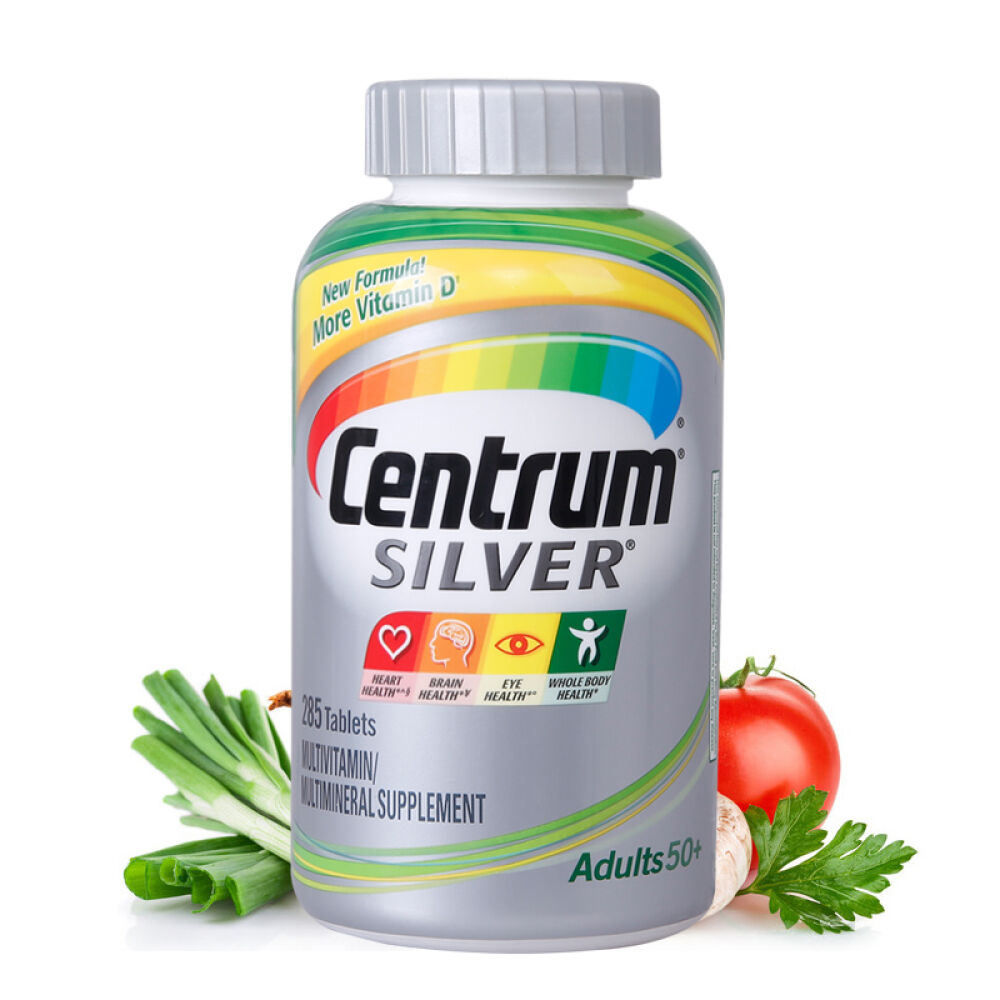 【美国直邮】保健品Centrum银善存老年人多种复合维生素285粒 【美国直邮】保健品Centrum银善存老年人多种复合维生素285粒