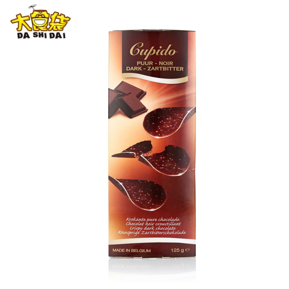 比利时进口CUPIDO巧克力脆皮薯片黑巧克力 比利时进口CUPIDO巧克力脆皮薯片黑巧克力