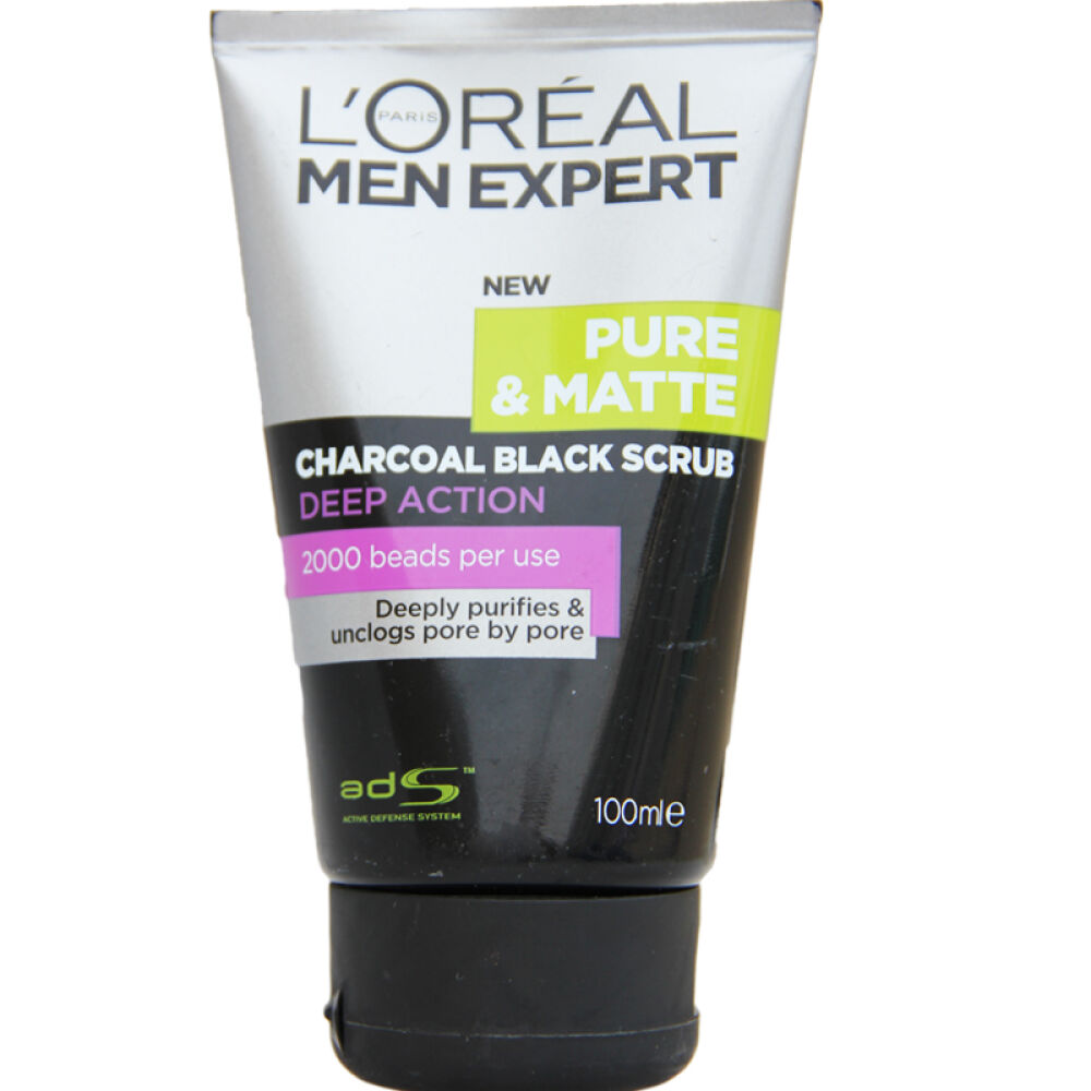 【香港直邮】欧莱雅L'OREAL男士控油保湿亮肤深层清洁炭黑酷凉洁面乳+劲能醒肤露