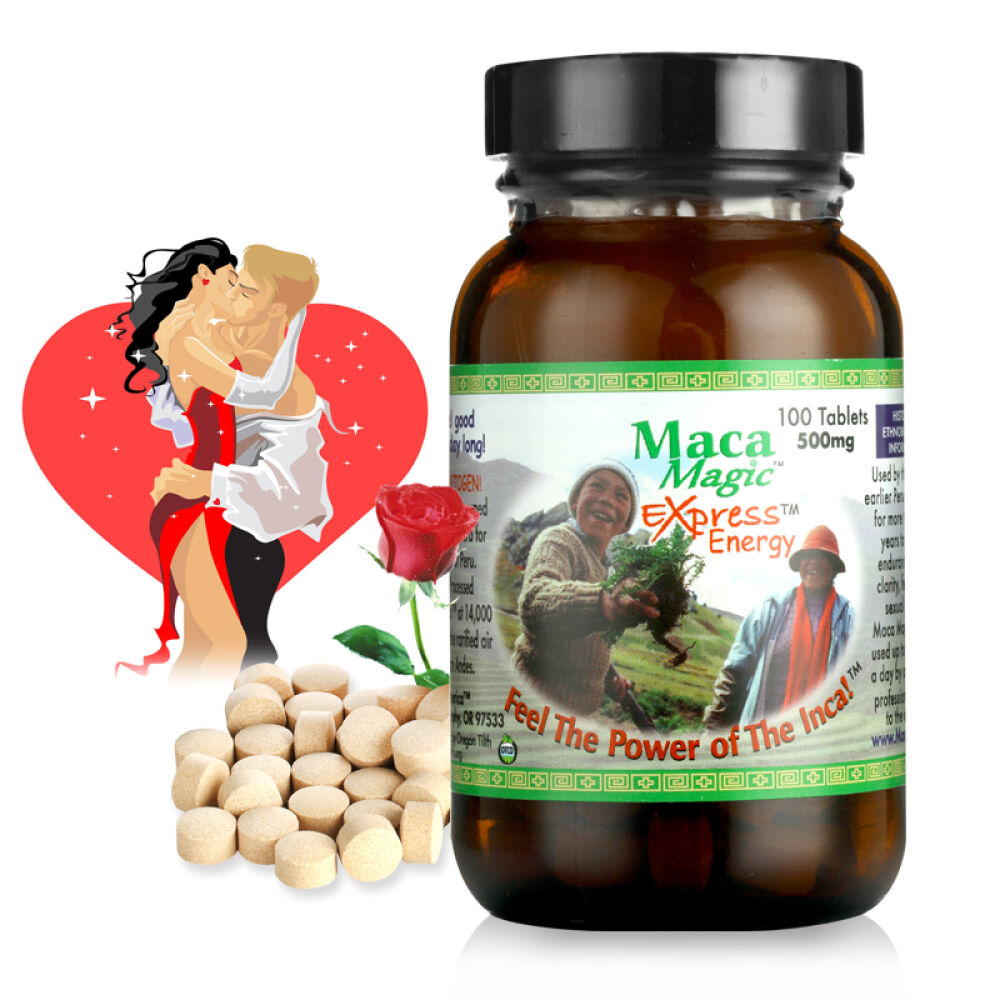 玛珈魔法MacaMagic玛卡精片100粒秘鲁紫玛卡美国原装进口补肾壮阳性爱延时3瓶300粒