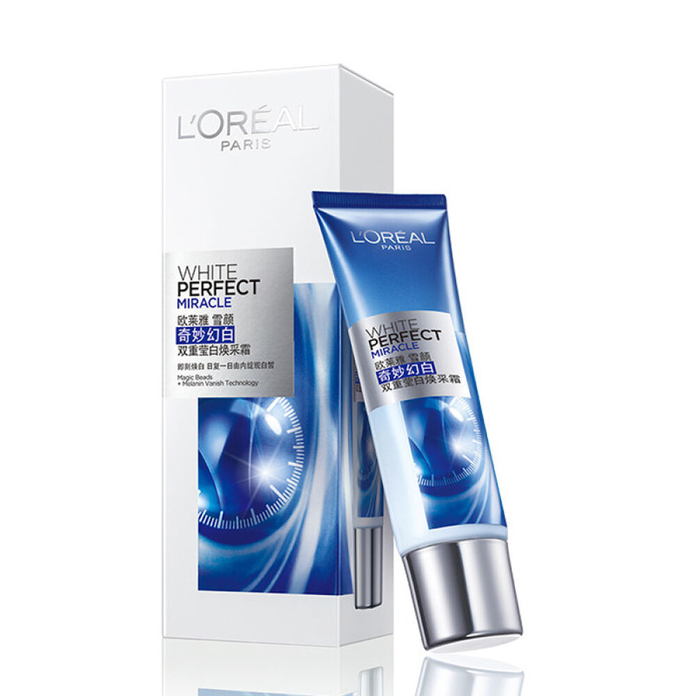 欧莱雅(loreal)女士雪颜奇迹幻白双重莹白焕采面霜50ml3570