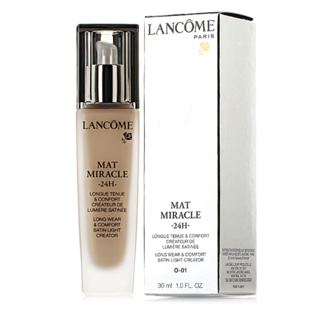 【香港直邮】Lancome/兰蔻明星底妆24H奇迹控油粉底液30mlP-01#粉白