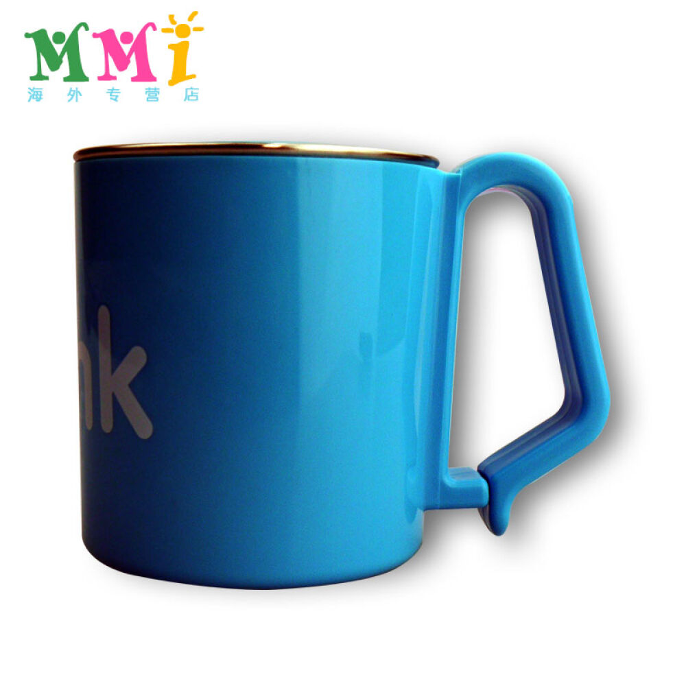 美国直邮Thinkbaby辛克宝贝不锈钢水杯四色可选天蓝色