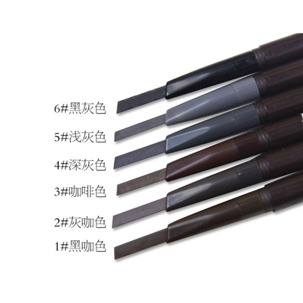 韩国ETUDEHOUSE爱丽小屋眉笔防水防汗不脱妆旋转两用2只装~~3#咖啡色+5#灰色