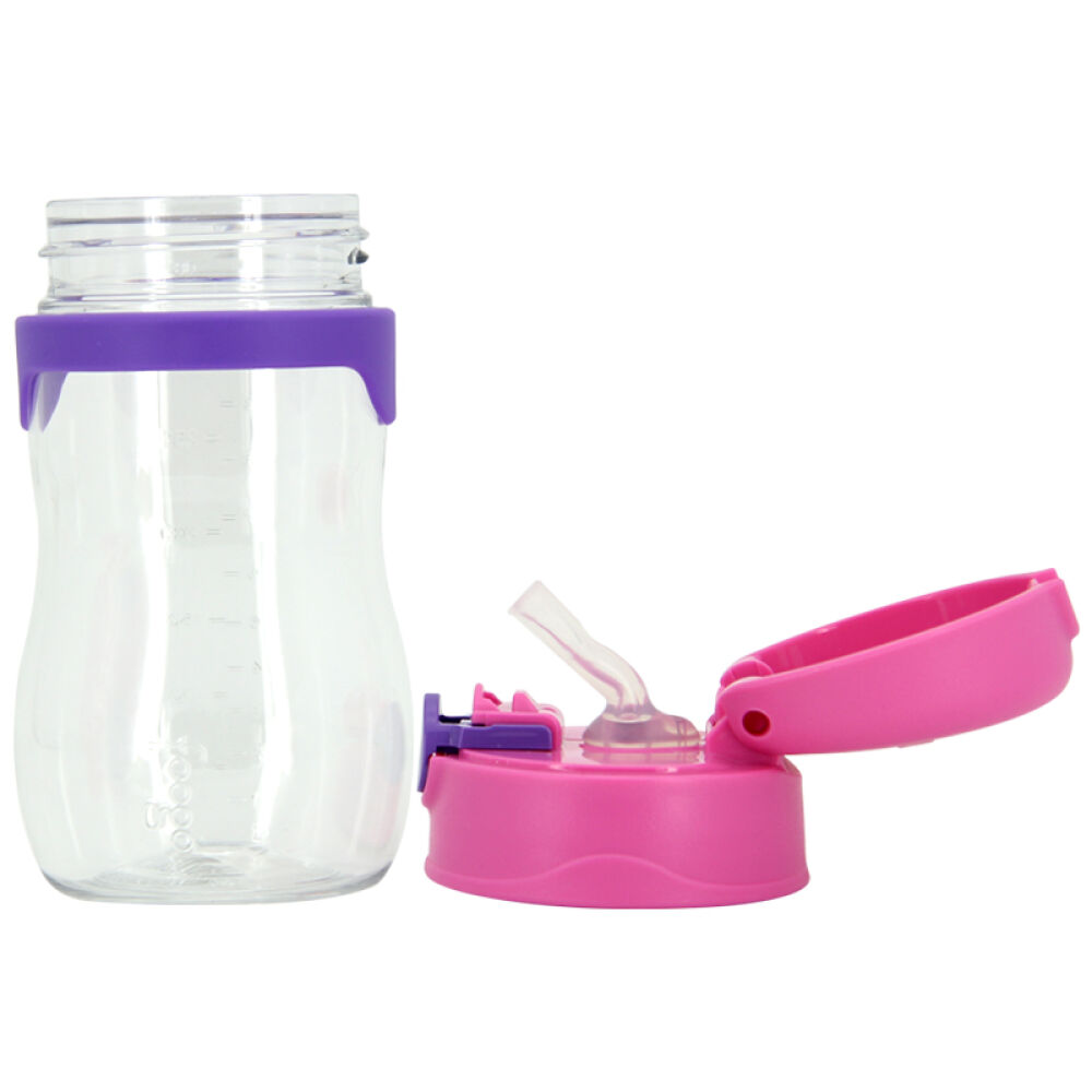 膳魔师Thermos防漏塑料吸管杯婴儿宝宝水杯Foogo系列粉色