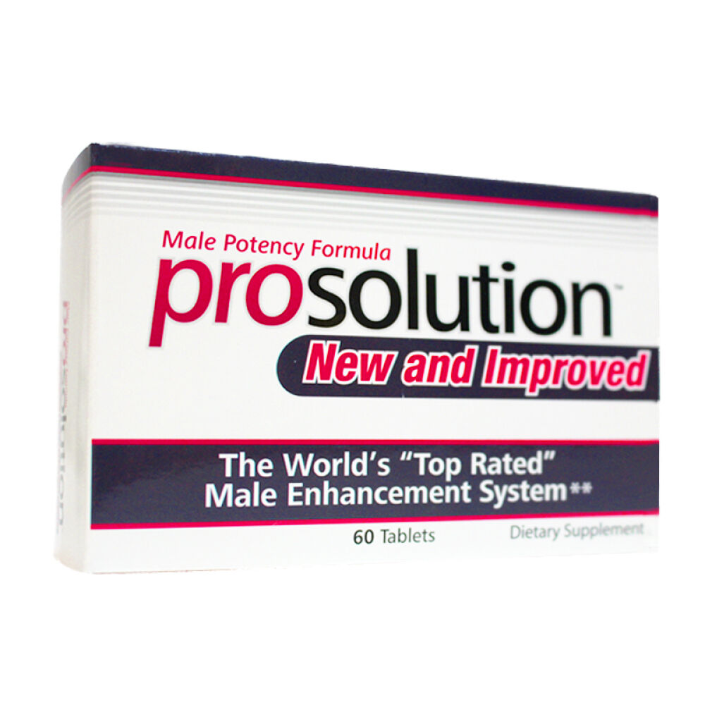 prosolution美国补肾壮阳男用延时持久男性保健品增大增粗(非万艾可伟哥药一粒)4盒prosolution-增大延时