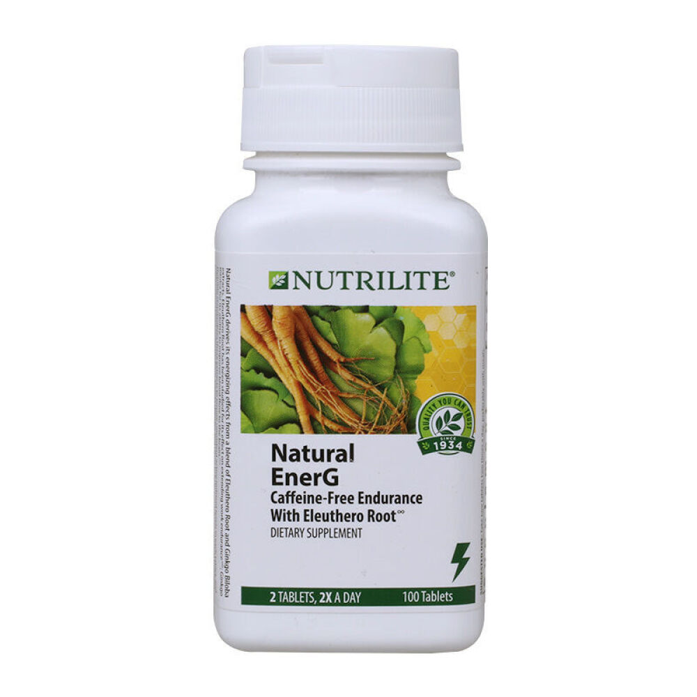 美国安利纽崔莱人参银杏健忆片100片银杏叶精华补脑改善提高记忆力调节三高单个装