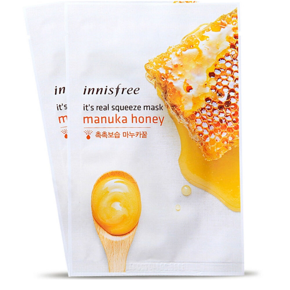 【京东全球购】韩国原装进口Innisfr悦风吟保湿清爽补水香港直邮蜂蜜面膜贴10片
