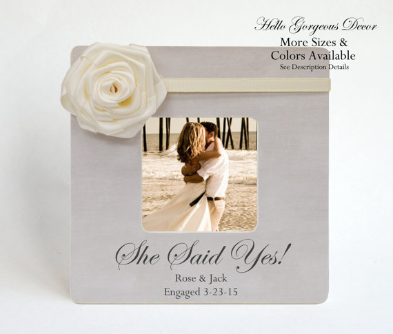 yesgifttoherengagedweddinggiftideascustomphotoframesbridalshower