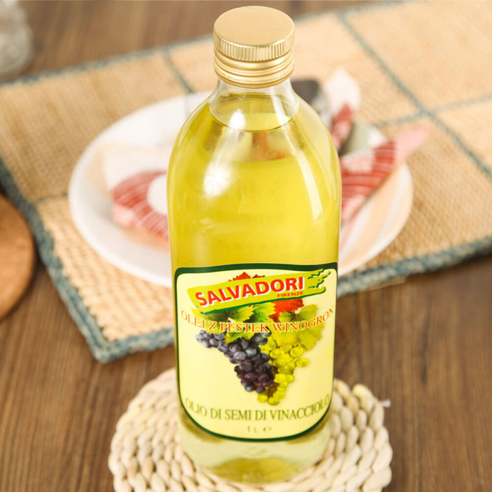意大利原装进口萨尔瓦多利（Salvadori）葡萄籽油玉米油葵花籽油1L*