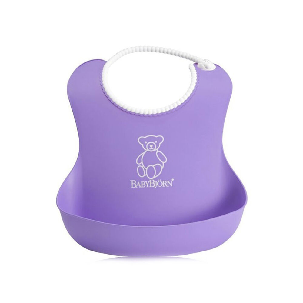 瑞典BABYBJORNSoftBib软胶防碎屑围嘴防水易清洗紫色 瑞典BABYBJORNSoftBib软胶防碎屑围嘴防水易清洗紫色