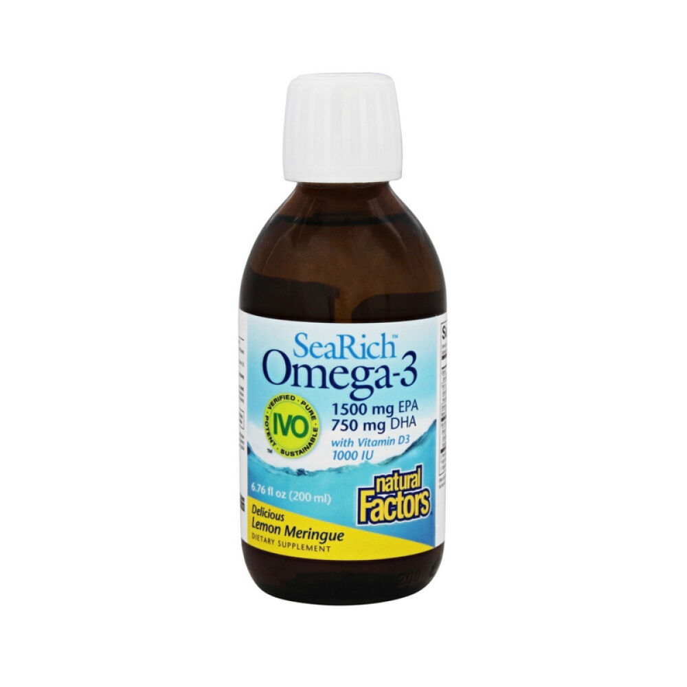 【美国正品直邮】NaturalFactors促进心脏骨骼和牙齿健康不饱和脂肪酸192g1567476.76oz.