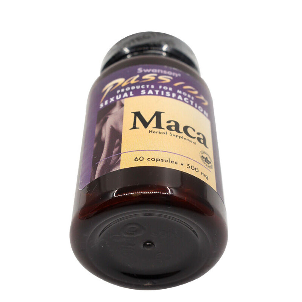 SWANSON玛卡胶囊男性保健品补肾持久延时增大增粗增长增强性欲生精提神抗疲劳Maca3瓶