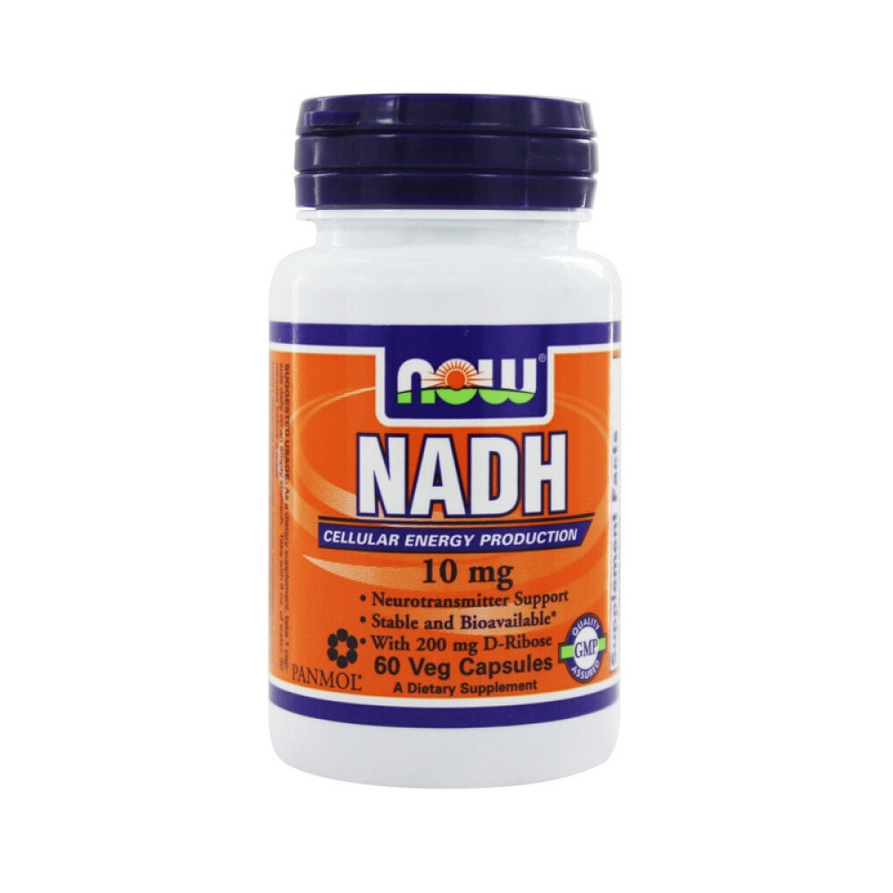 【美国直购正品包邮】NOWFoods诺奥含核糖支持细胞能量产生烟酰胺腺嘌呤二核苷酸素食胶未定义60粒