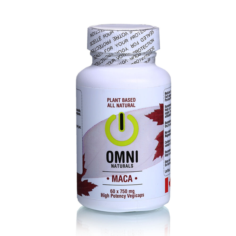 【全球购】高浓度秘鲁玛卡/玛咖胶囊4:1精华萃取750mg60粒加拿大原装进口原装
