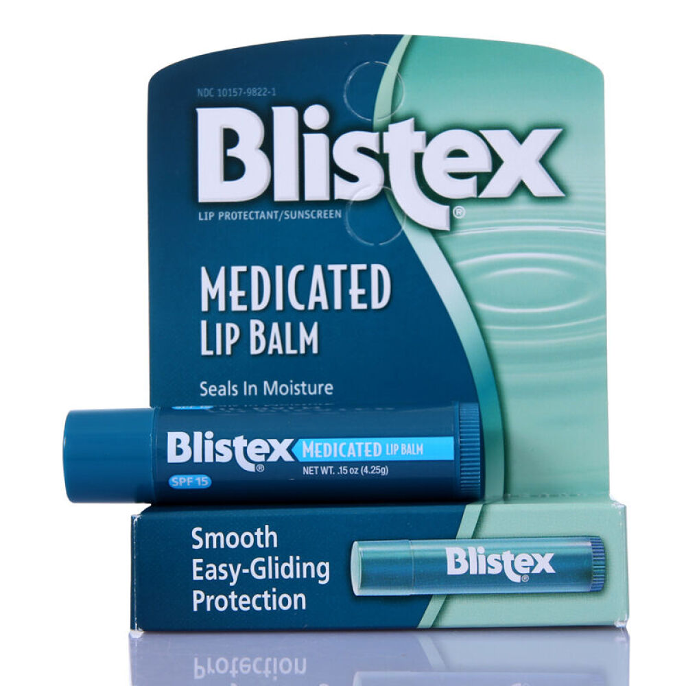 Blistex碧唇LipMedex小蓝罐7g及时润唇膏保湿修护经典原味润唇膏4.25g