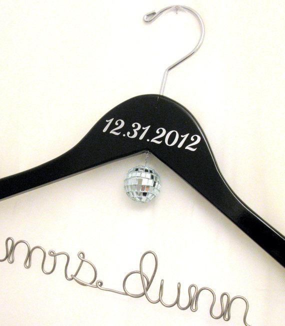NewYearsEveWeddingPersonalizedBridalHanger