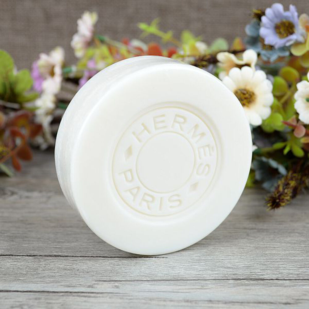 法国原装Hermes爱马仕香水皂身体香皂100G地中海花园香皂100G