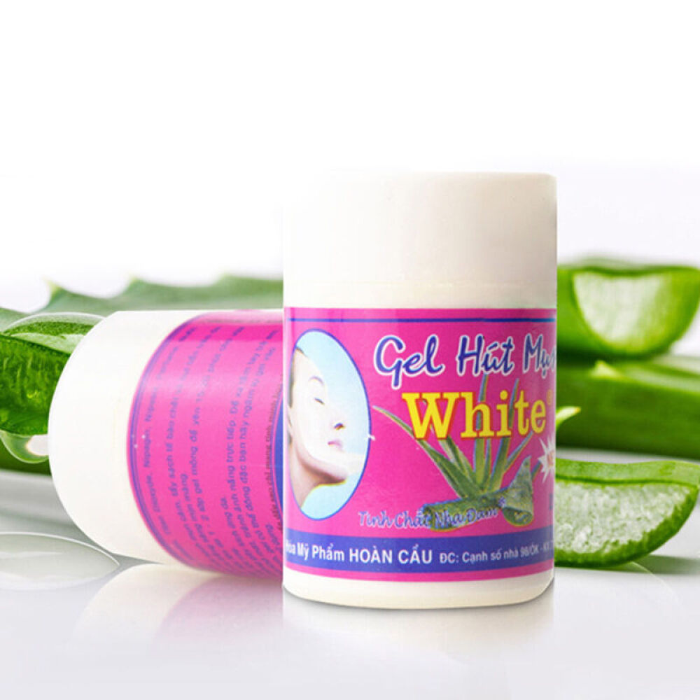 white泰国去黑头水祛粉刺白头收缩毛孔撕拉式鼻贴猪鼻贴男女通用22g4瓶