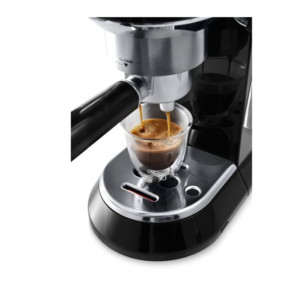 欧洲荷兰直邮Delonghi/德龙EC680意式家用咖啡机不锈钢咖啡机黑色-EC680.BK