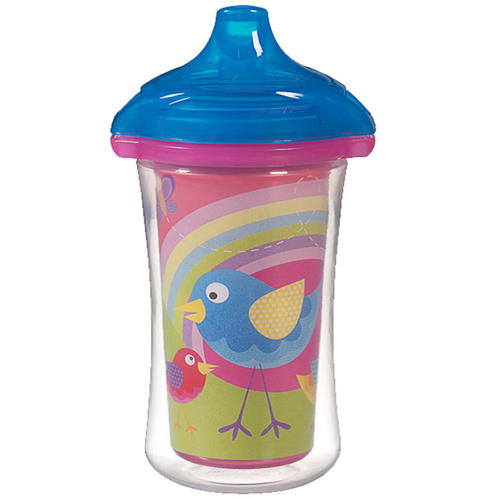 自营满趣健Munchkin9盎司鸭嘴保温杯266ml9个月以上宝宝颜色随机