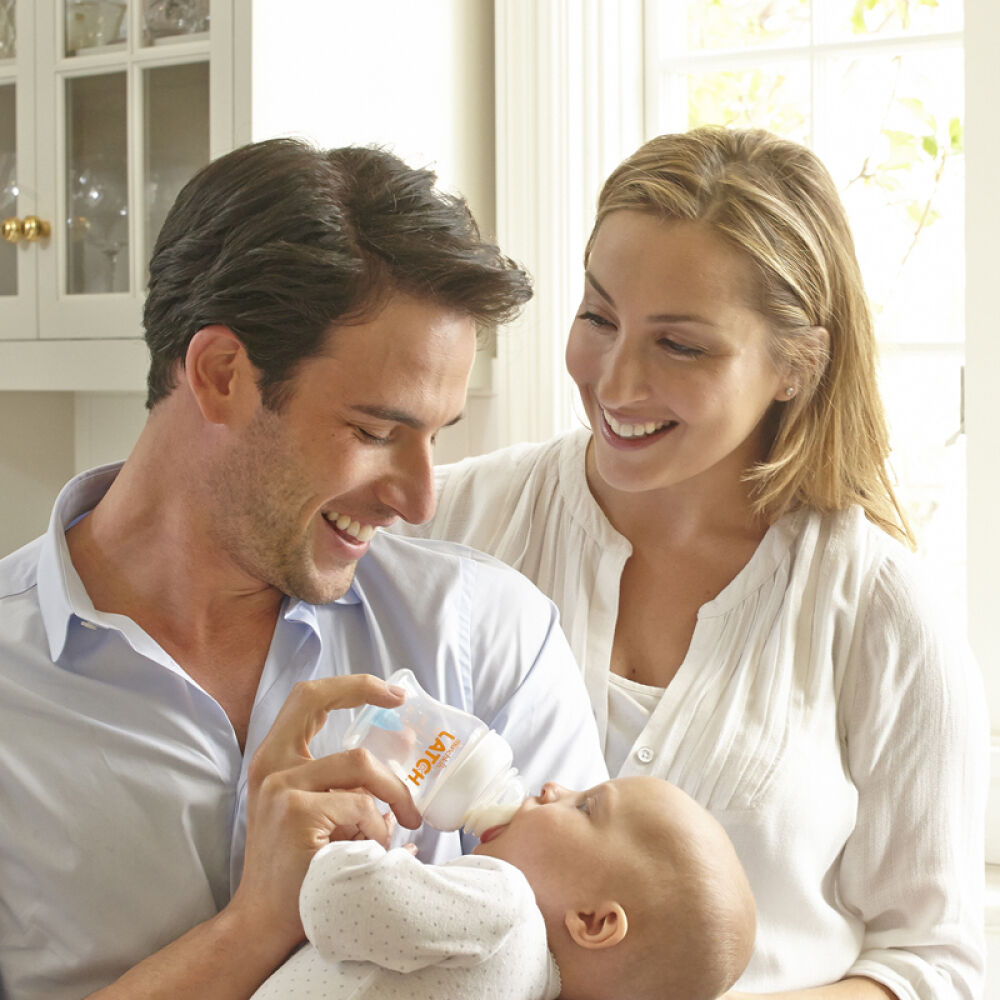 自营满趣健Munchkin3阶段宽口径食品级硅胶奶嘴高流速2只装6个月以上宝宝