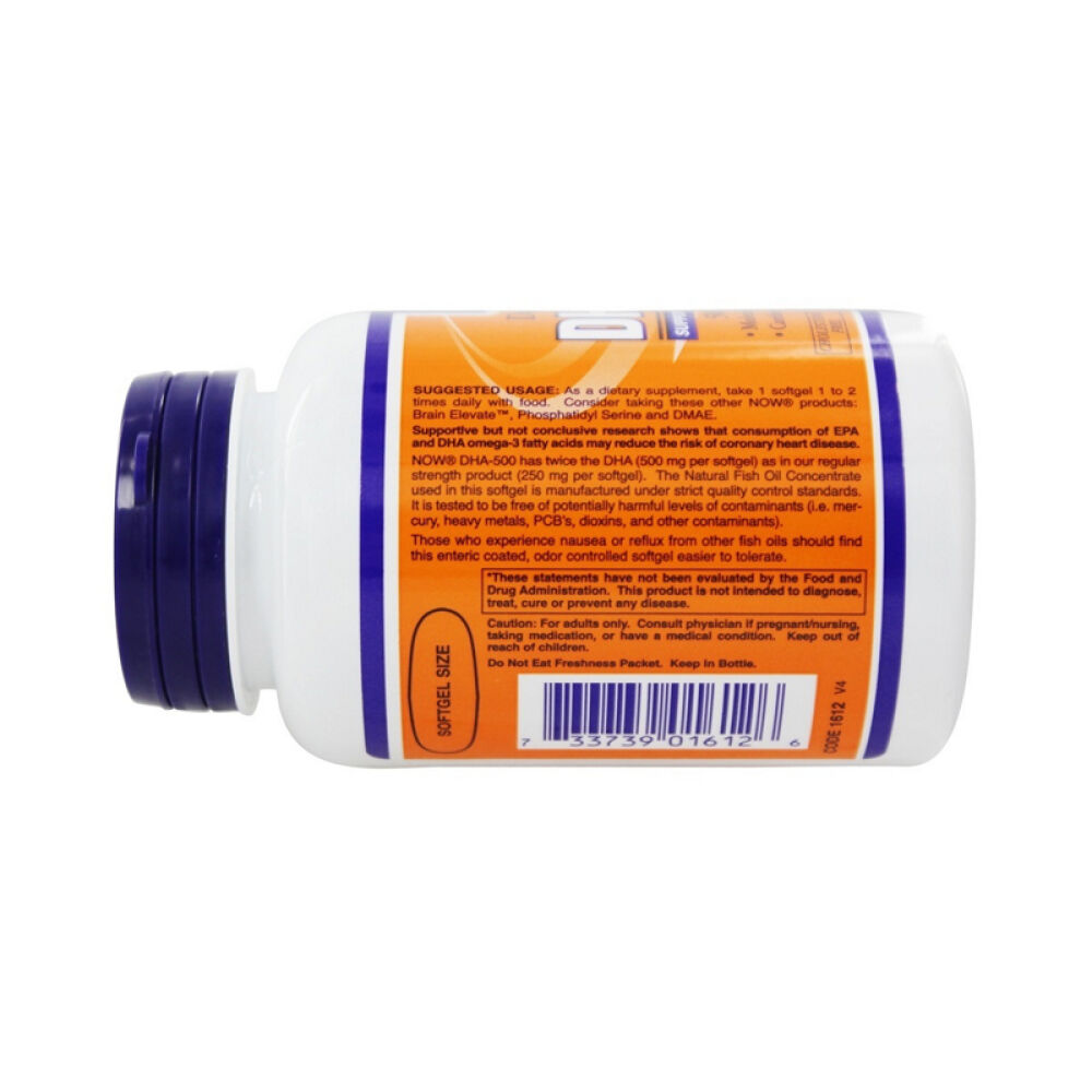 【美国正品直邮】NOWFoods诺奥支持大脑眼部健康DHA软胶囊未定义90粒