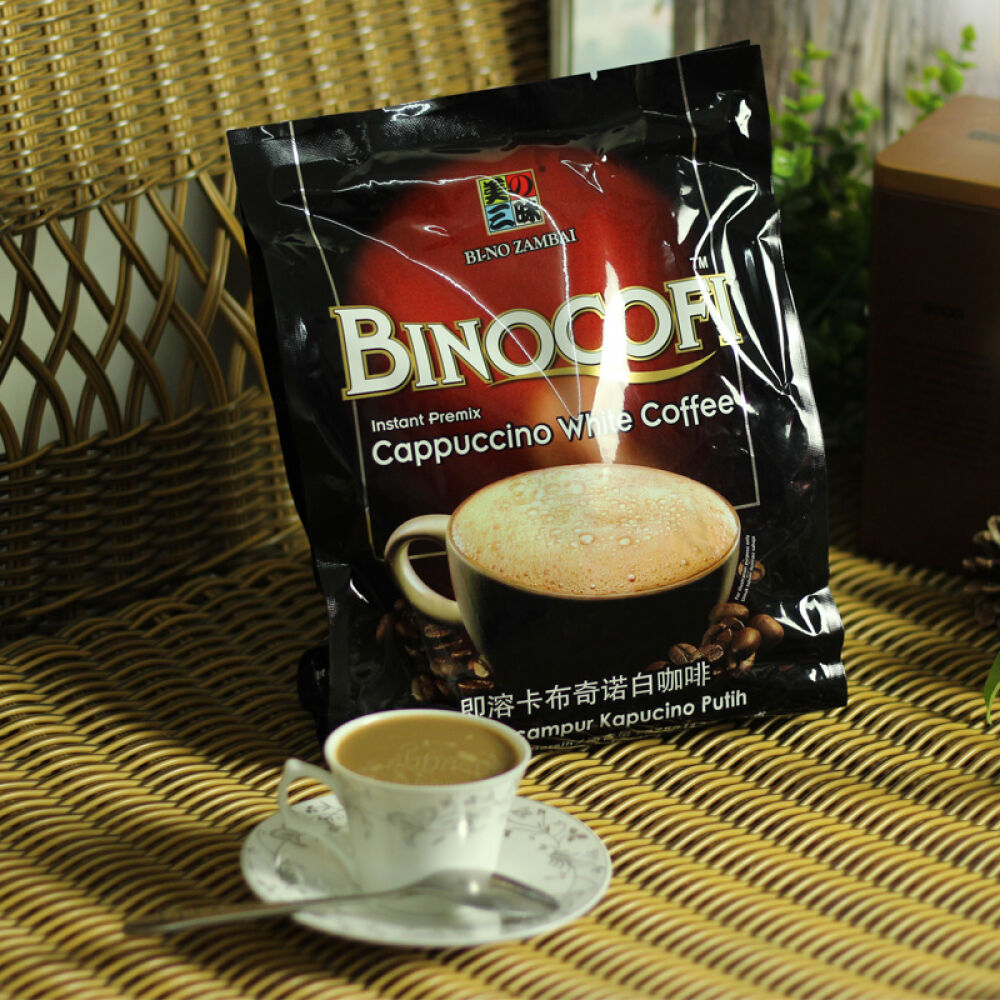 马来西亚进口美之三昧卡布奇诺咖啡375g袋装