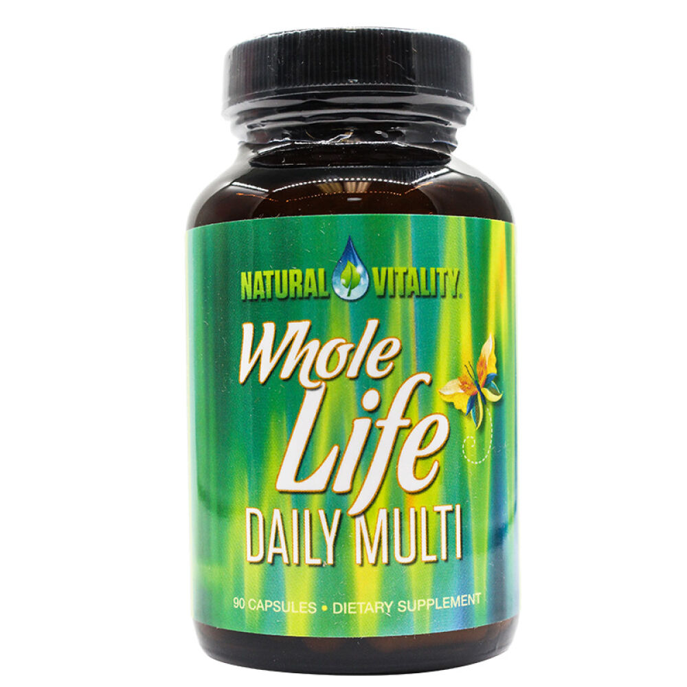 美国直邮进口NaturalVitality玻璃瓶装男女综合维生素90粒90粒*1