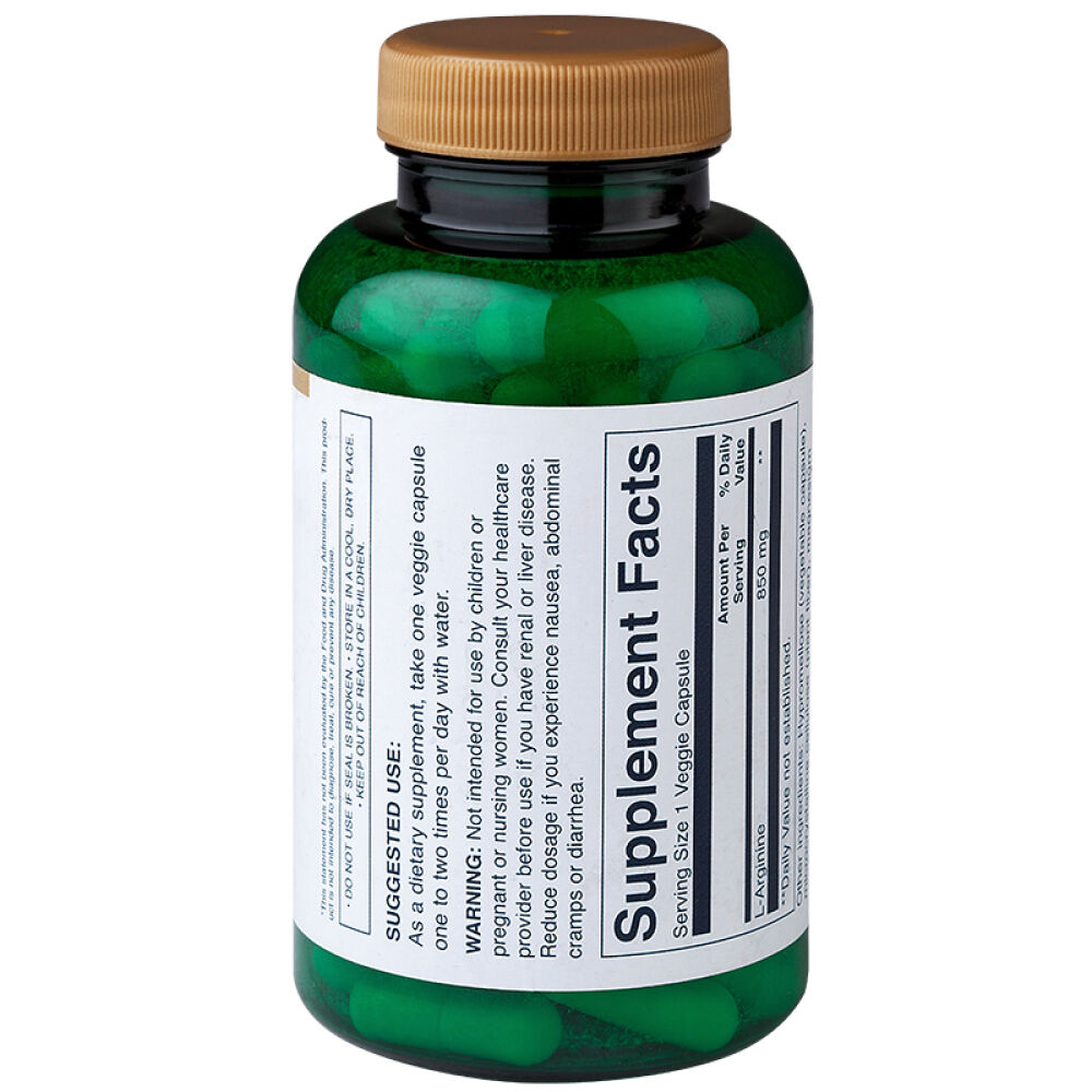 斯旺森Swanson天然L-精氨酸胶囊粉男士备孕营养一氧化氮缓解疲劳美国原装进口