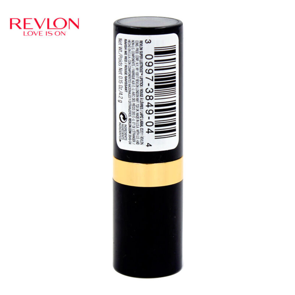 【免税送面膜】海外直邮露华浓口红Revl保湿滋润炫亮唇膏不易脱色持久4.3g654#密情红色