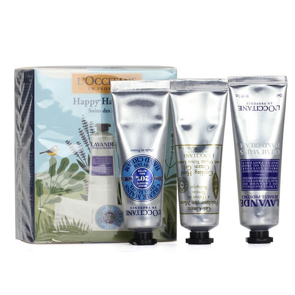 L'occitane欧舒丹护手霜系列润手霜6件套乳木果2支+薰衣草2支+马鞭草2支