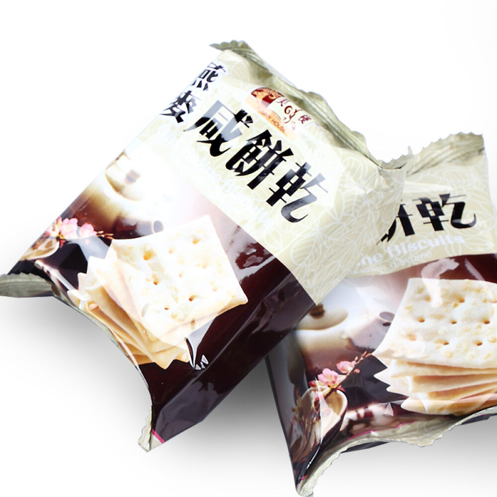 美味栈进口燕麦咸饼干无糖咸味苏打梳打饼干400g*2包原味2包