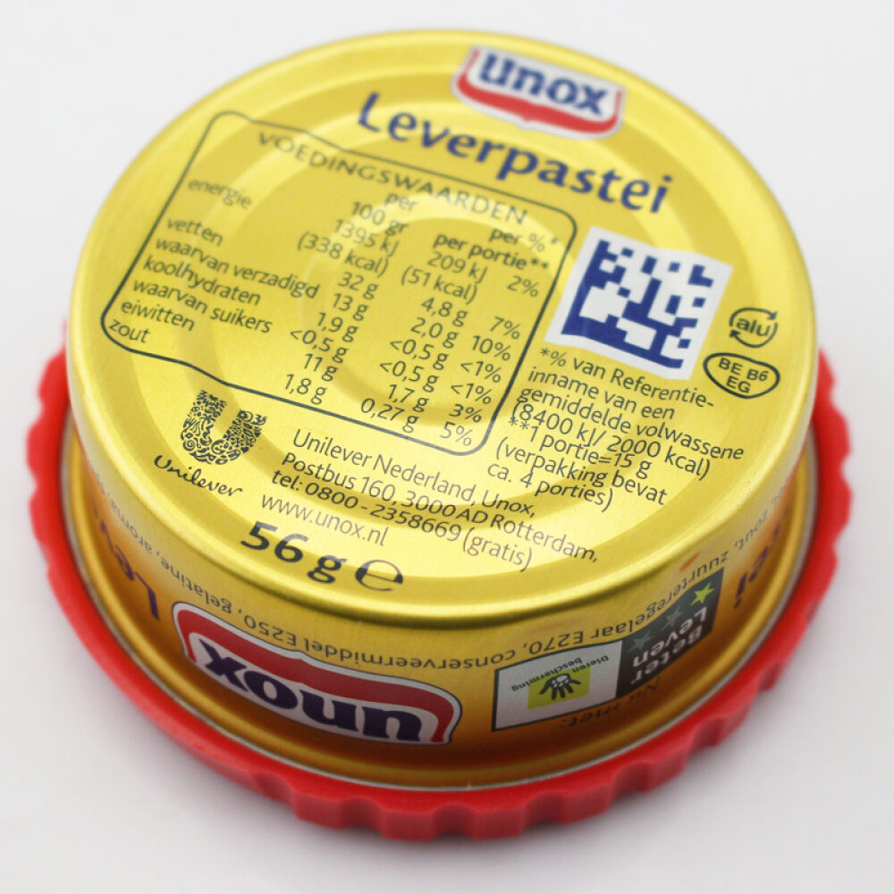 荷兰Unox猪肝泥婴幼儿宝宝进口辅食全脂猪肝肉泥单罐