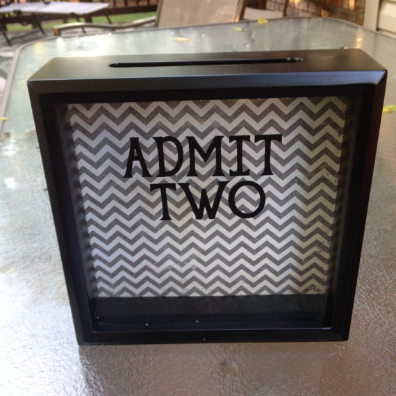 ticketshadowbox,8x8,girlfriendgift,boyfriendgift,anniversarygift