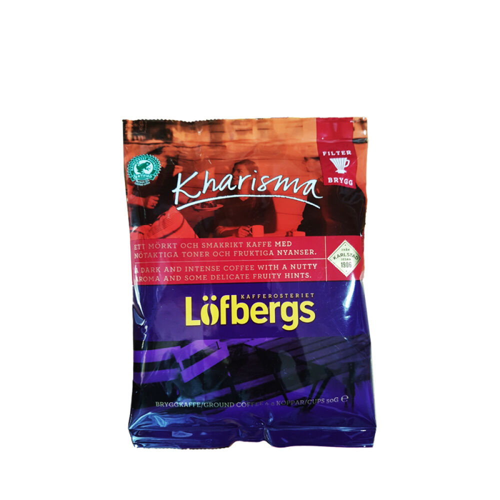 瑞典Lofbergs中度烘焙咖啡高端咖啡粉4级烘焙50g