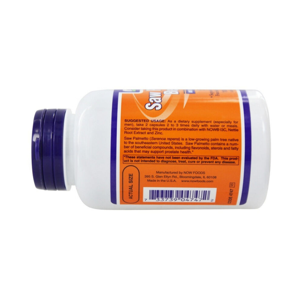 【美国正品直邮】NOWFoods诺奥锯榈莓胶囊未定义100粒