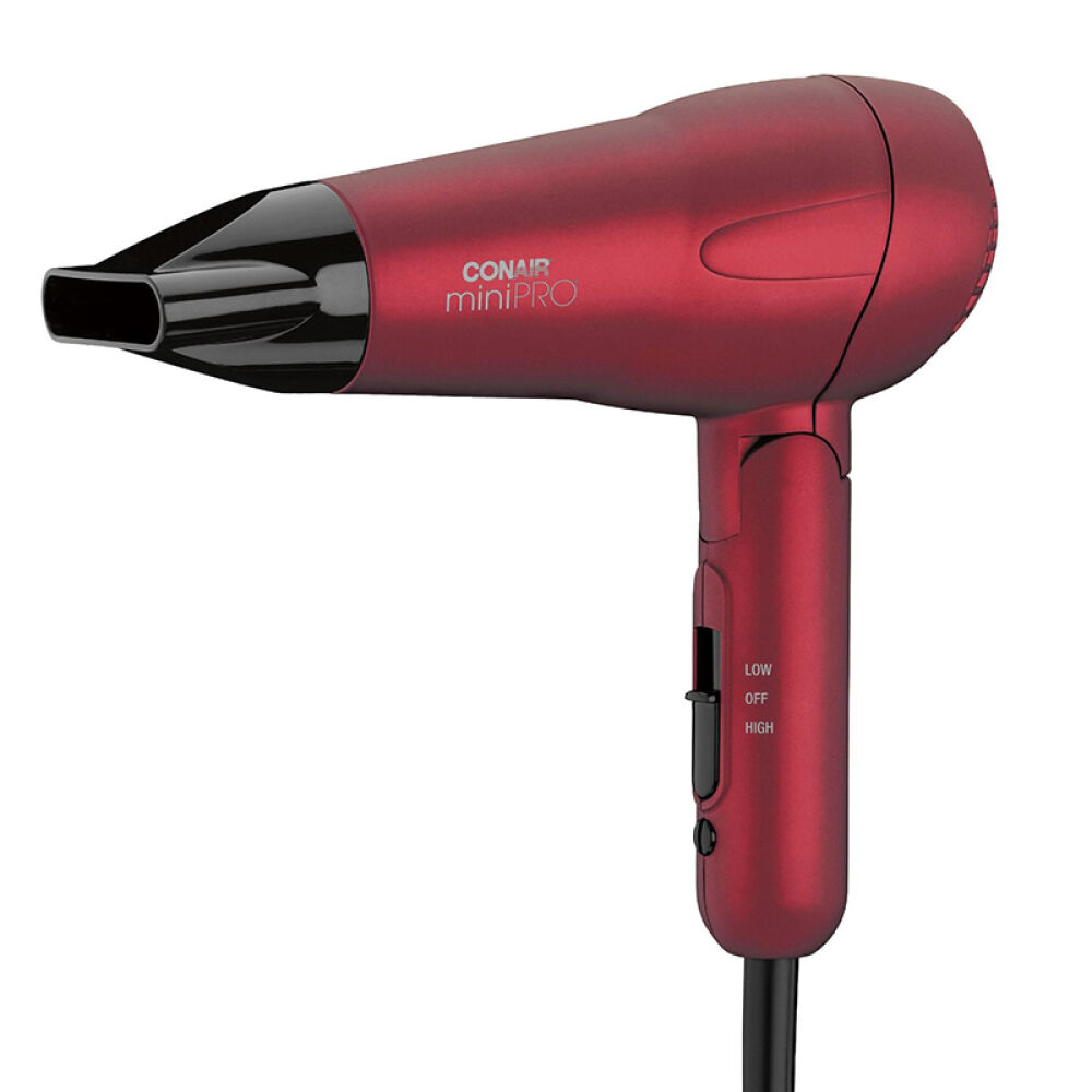 美国直邮Conair美康雅便携式全球通用电压负离子吹风机型号263SR红色1200W