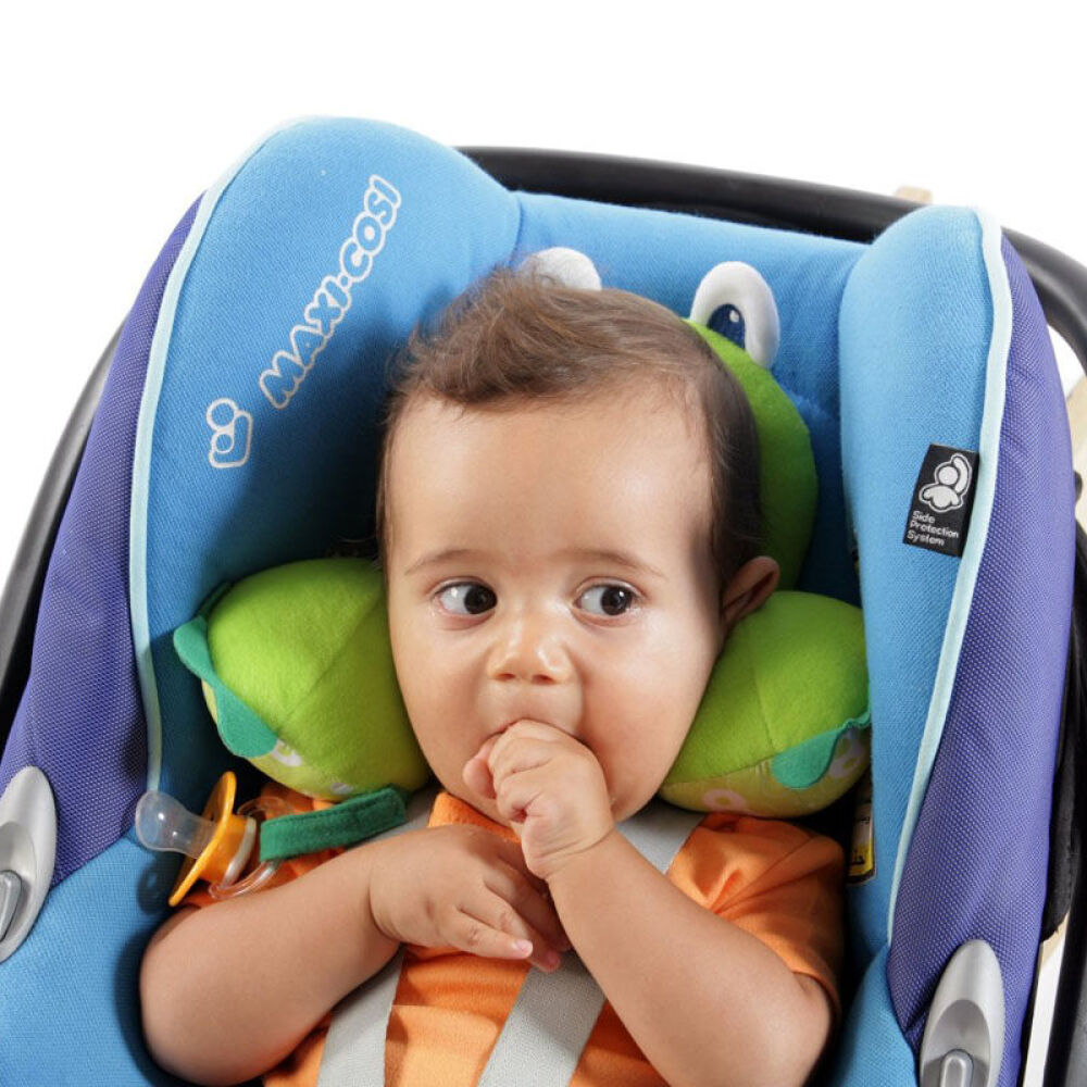 以色列Benbat婴幼儿童宝宝护颈枕U型旅行枕头婴儿汽车安全座椅靠枕0-12月小青蛙