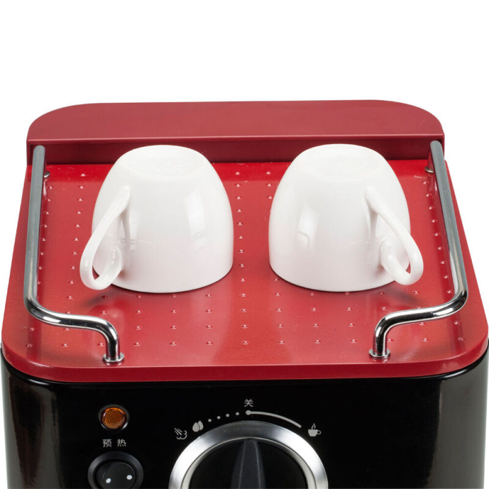 灿坤(EUPA)咖啡机意式半自动家用商用高压蒸汽泵压咖啡机TSK-1819A黑红色