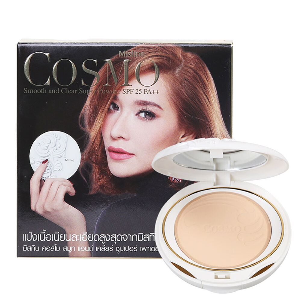 泰国Mistine粉饼底妆3d眉笔系列陶瓷羽翼瓷肌粉饼S2自然白8027