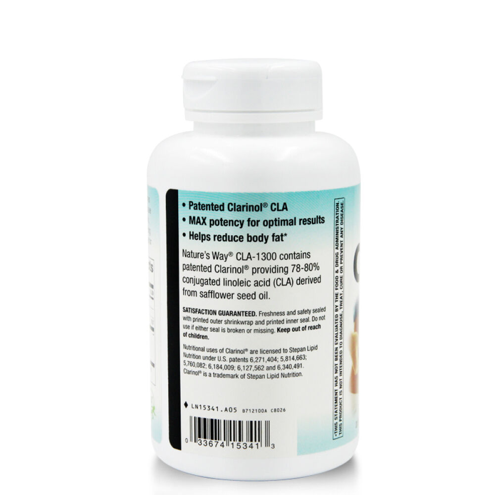 美国Nature'sWay减肥CLA-1300mg软件囊90粒