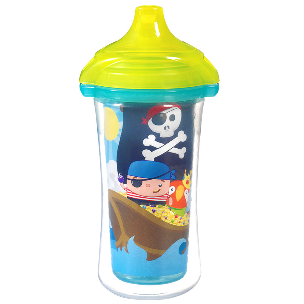 自营满趣健Munchkin9盎司鸭嘴保温杯266ml9个月以上宝宝颜色随机