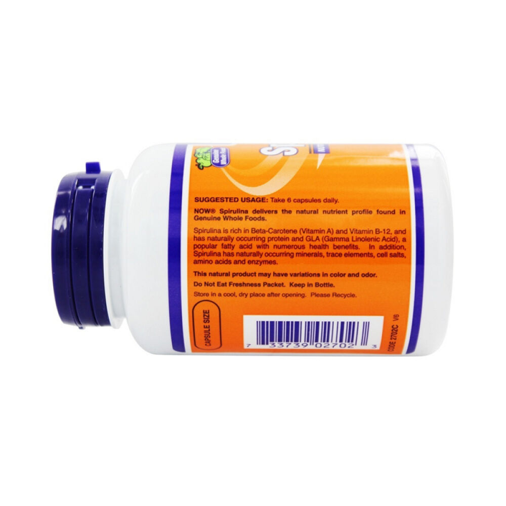 【美国正品直邮】NOWFoods诺奥抗氧化防衰老降血压降血脂螺旋藻片未定义120粒