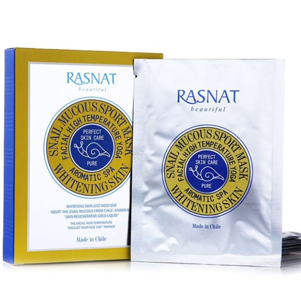 【京东全球购】正品智利RASNAT智美蜗牛萃取粘液sport热膜面膜一盒/6片