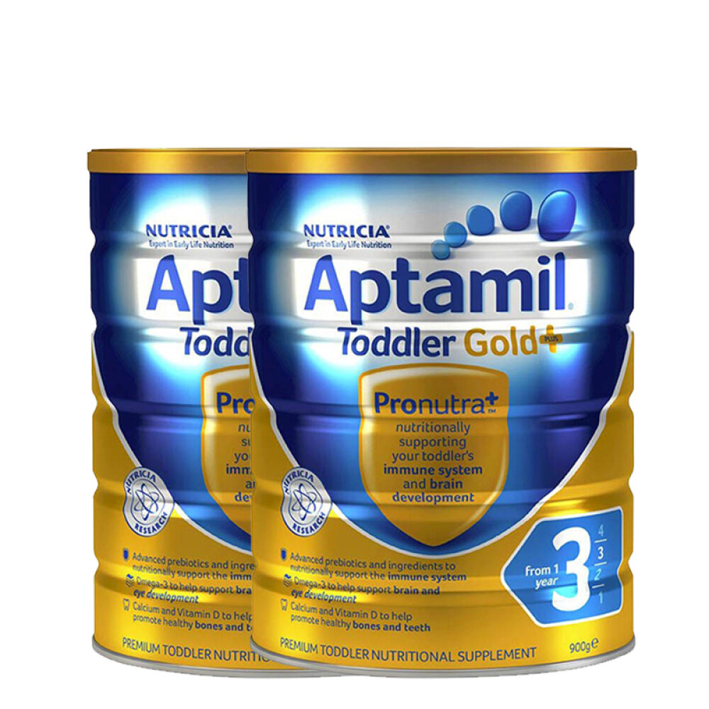 澳洲爱他美金装Aptamil婴儿奶粉可瑞康奶粉1段2段3段新西兰产原装进口3段*2瓶装