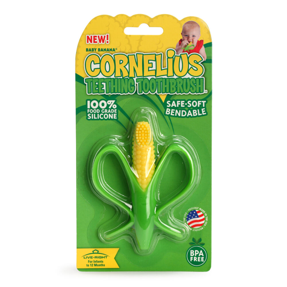 美国进口BabyBanana香蕉宝宝牙胶磨牙棒玉米款