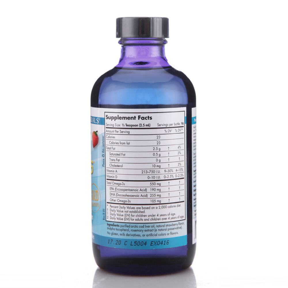挪威小鱼(Nordicnaturlas)婴幼儿鳕鱼油AD滴剂婴儿DHA鱼油含VD大鱼237ml