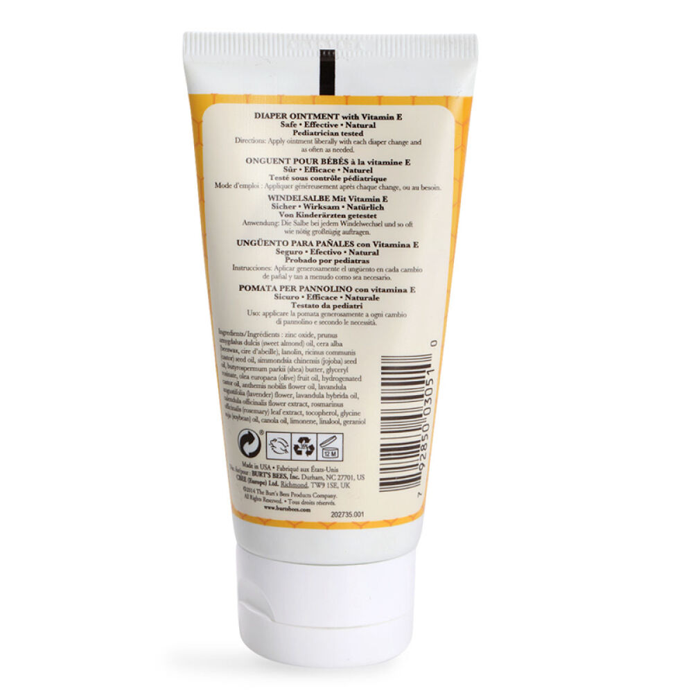 美国进口直邮Burt'sBees小蜜蜂婴儿护臀霜尿布疹软膏85g