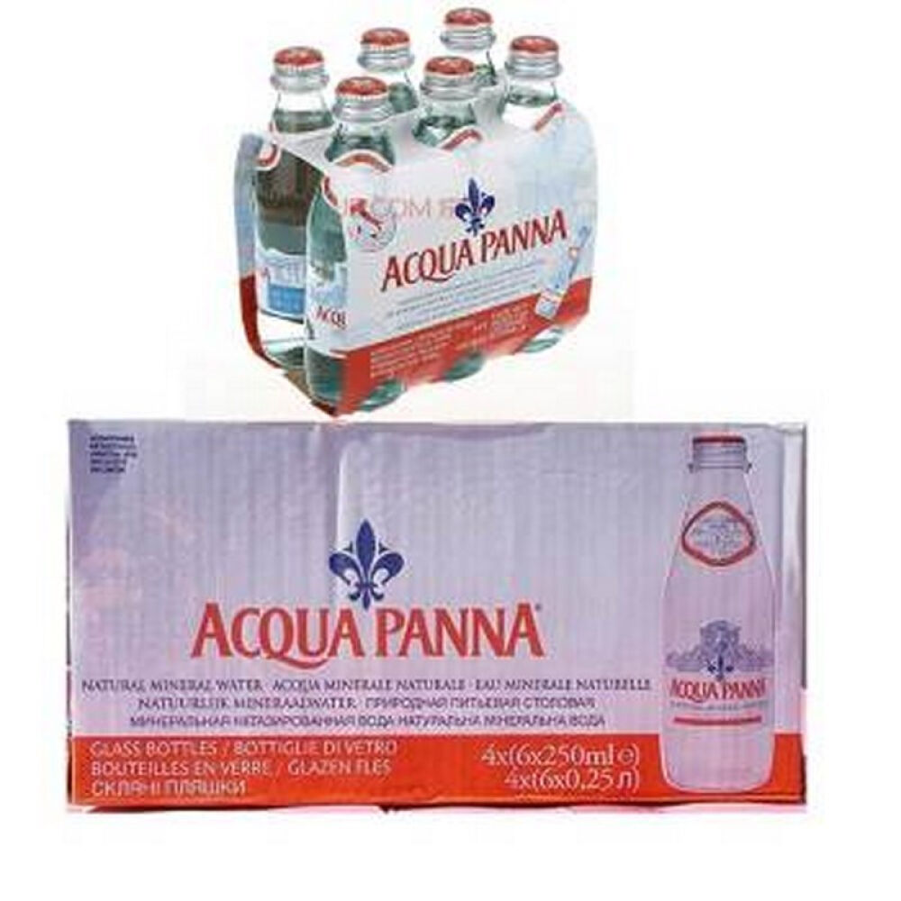 意大利进口普娜(acquapanna)饮用天然矿泉水250ml*24瓶整箱